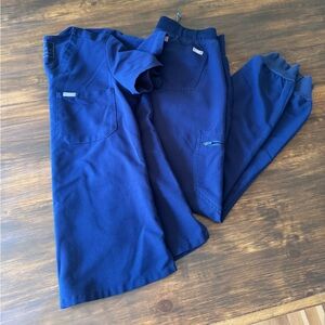 Scrub Set Navy Blue